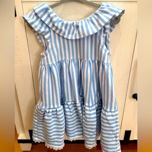 Tommy Bahama Blue and White Striped Summer Dress 2T
